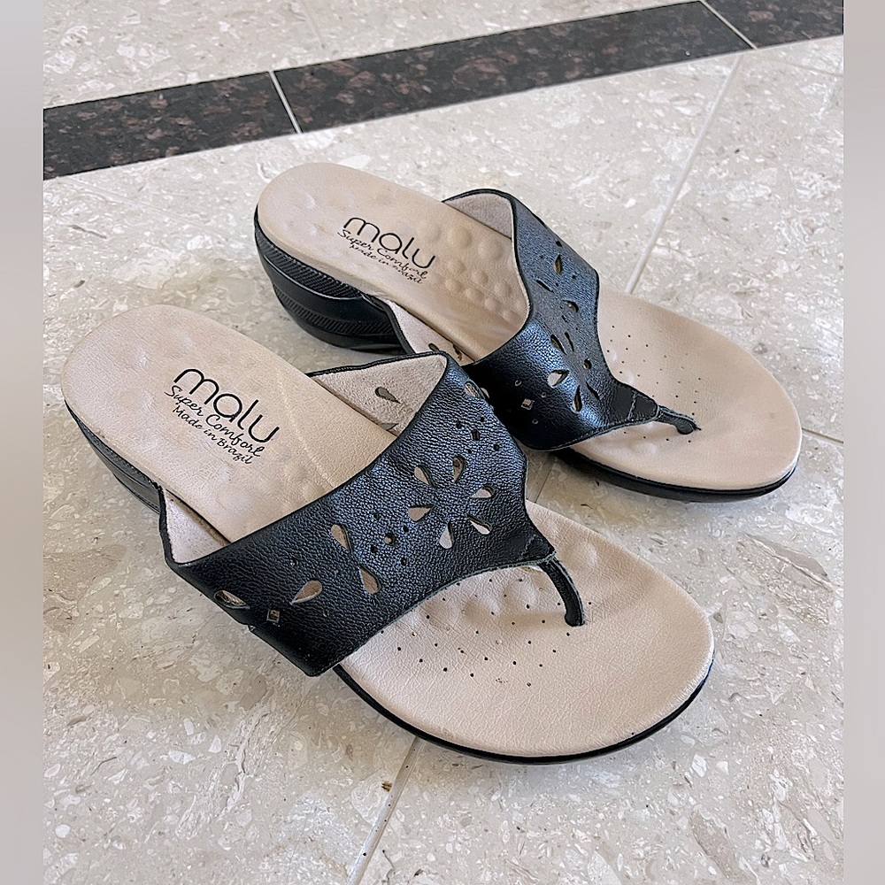Malu black sandals